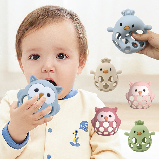 【KidsLife】矽膠固齒玩具(多色可選)