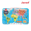 【法國Janod】磁性木質拼圖-世界地圖(英文版)_4