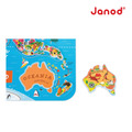 2026QQmei【法國Janod】磁性木質拼圖-世界地圖(英文版)(獨立運費)_3