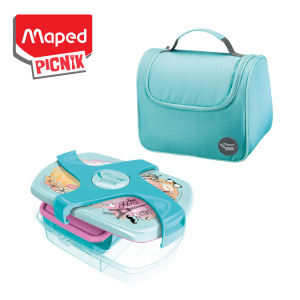 【法國Maped】輕鬆開兒童子母餐盒1.78L送兒童保溫餐袋(獨家優惠)