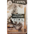 ★絕版品出清【德國LYRA】林布蘭專業素描色鉛筆(灰階)12支(只有1組)