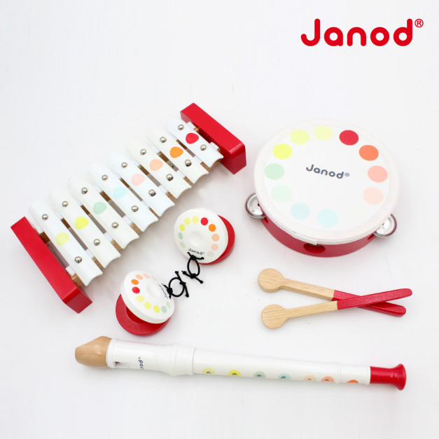 【法國Janod】音樂好好玩-樂器四件組