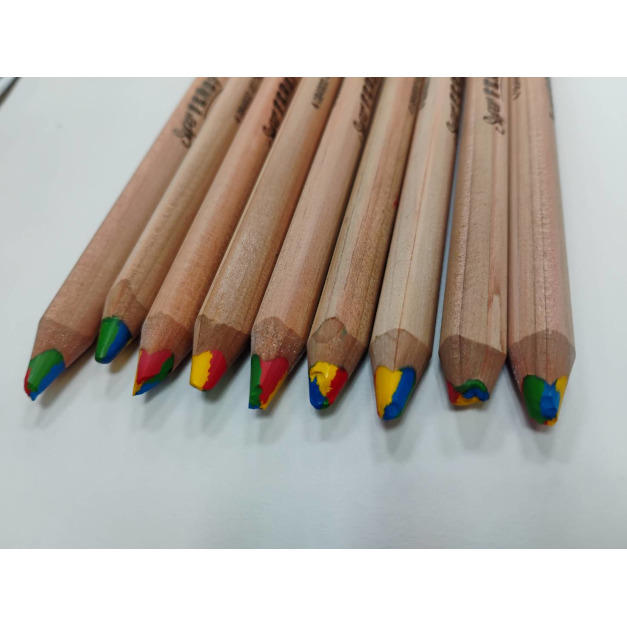 ★福利品【德國LYRA】四合一色鉛筆(瑕疵：筆尖斷)