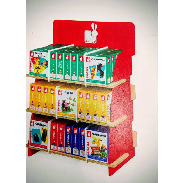 ★outlet展示品【法國Janod】原廠陳列架  公仔架  玩具架(無附商品)