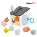 ★福利品【法國Janod】北歐簡約木玩-形狀小屋(盒損)