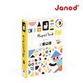 【法國Janod】磁鐵遊戲書-幾何創意拼