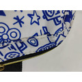 ★福利品☑包划算【童趣嚴選】好穿搭線條圖案媽咪包(藍線條)輕微髒污_3