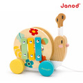 【法國Janod】寶寶異想世界-蝸牛敲擊拉車_2