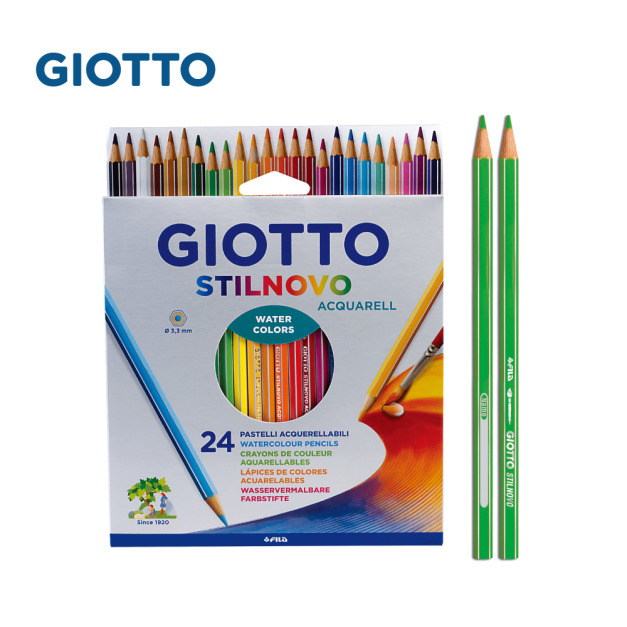 【義大利 GIOTTO】STILNOVO 水溶性色鉛筆(24色)