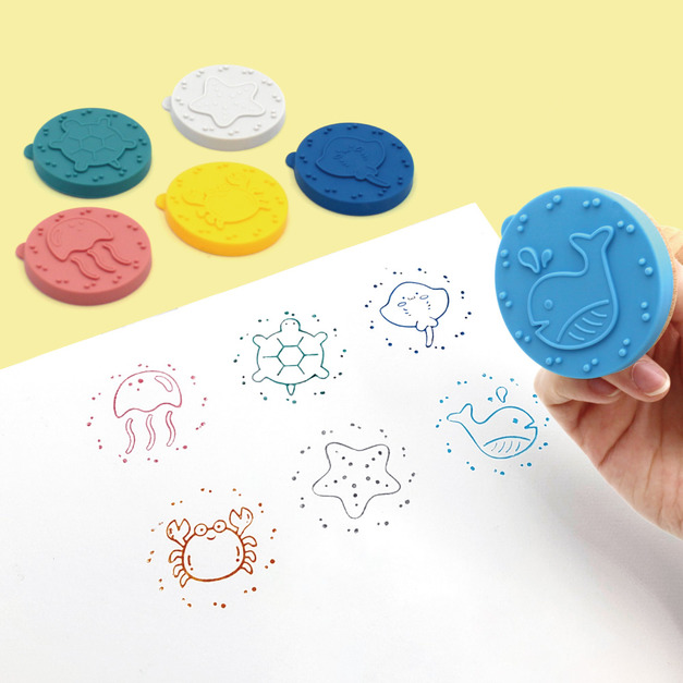 【童趣嚴選】可拆換矽膠木頭印章