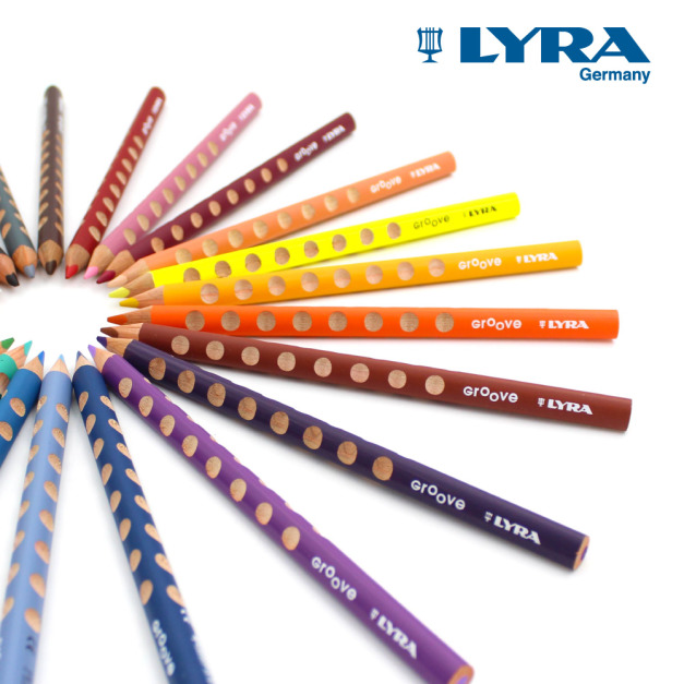 ★福利品【德國LYRA】Groove三角洞洞色鉛筆-單支(瑕疵)