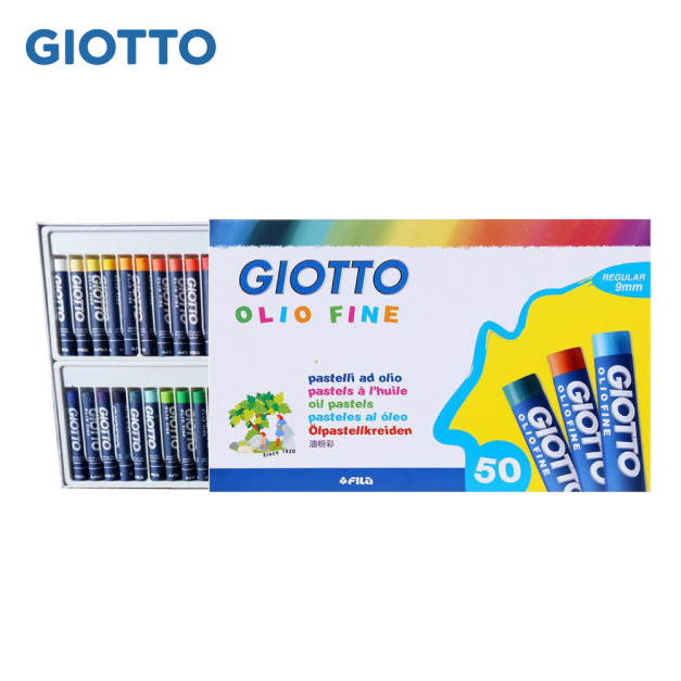 【義大利 GIOTTO】小學生粉蠟筆(50色)