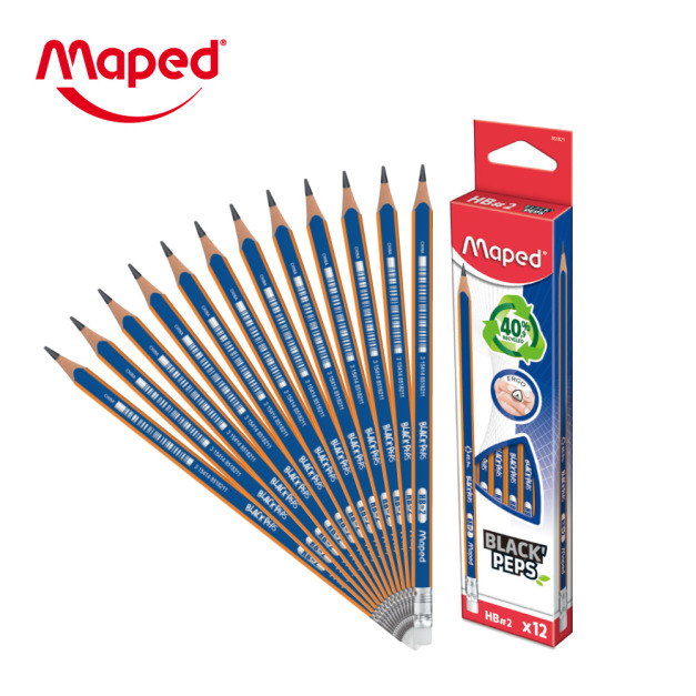 【法國Maped】高品質環保再生鉛筆