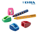 *孩響【德國LYRA】GROOVE( 3合1)胖胖三角洞洞蠟筆專用削筆器(單入)隨機出貨