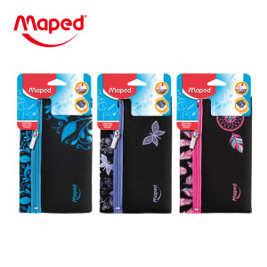 【法國Maped】潛水布寬扁筆袋包