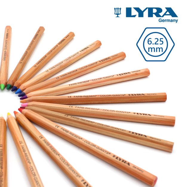 ★福利品【德國LYRA】六角原木色鉛筆(單支)(瑕疵)