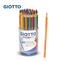 ✖︎精選Outlet【義大利 GIOTTO】STILNOVO 學用六角彩色鉛筆(84支)附筆筒