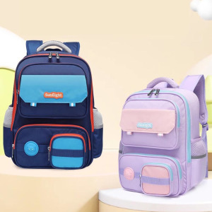 ☑包划算【童趣嚴選】時尚英式輕量學生書包(藍色最後1咖)