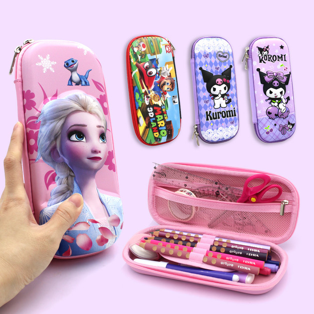 【童趣嚴選】3D大容量PU立體鉛筆盒（授權防水款）