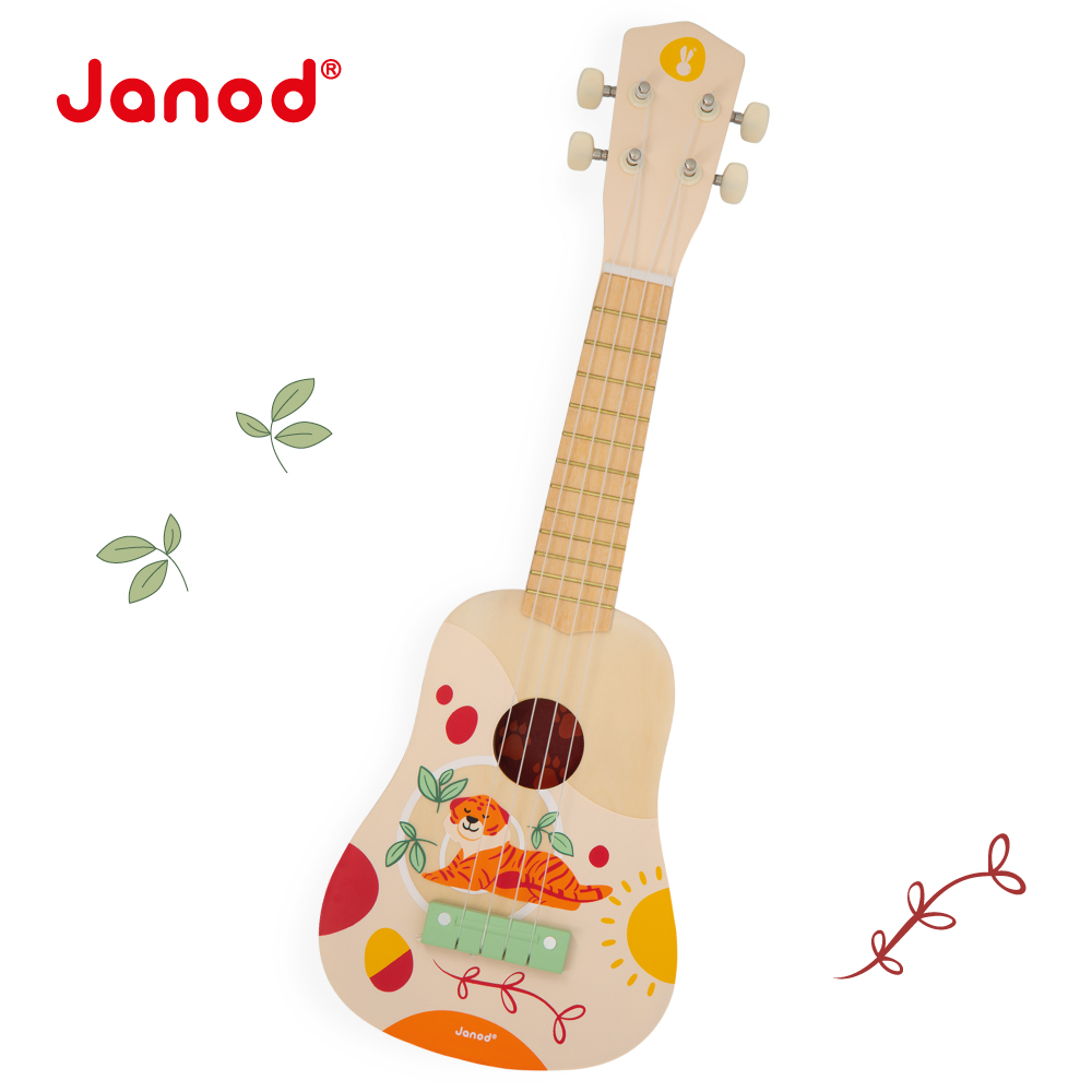 ★福利品【法國Janod】音樂好好玩-非洲之旅烏克麗麗