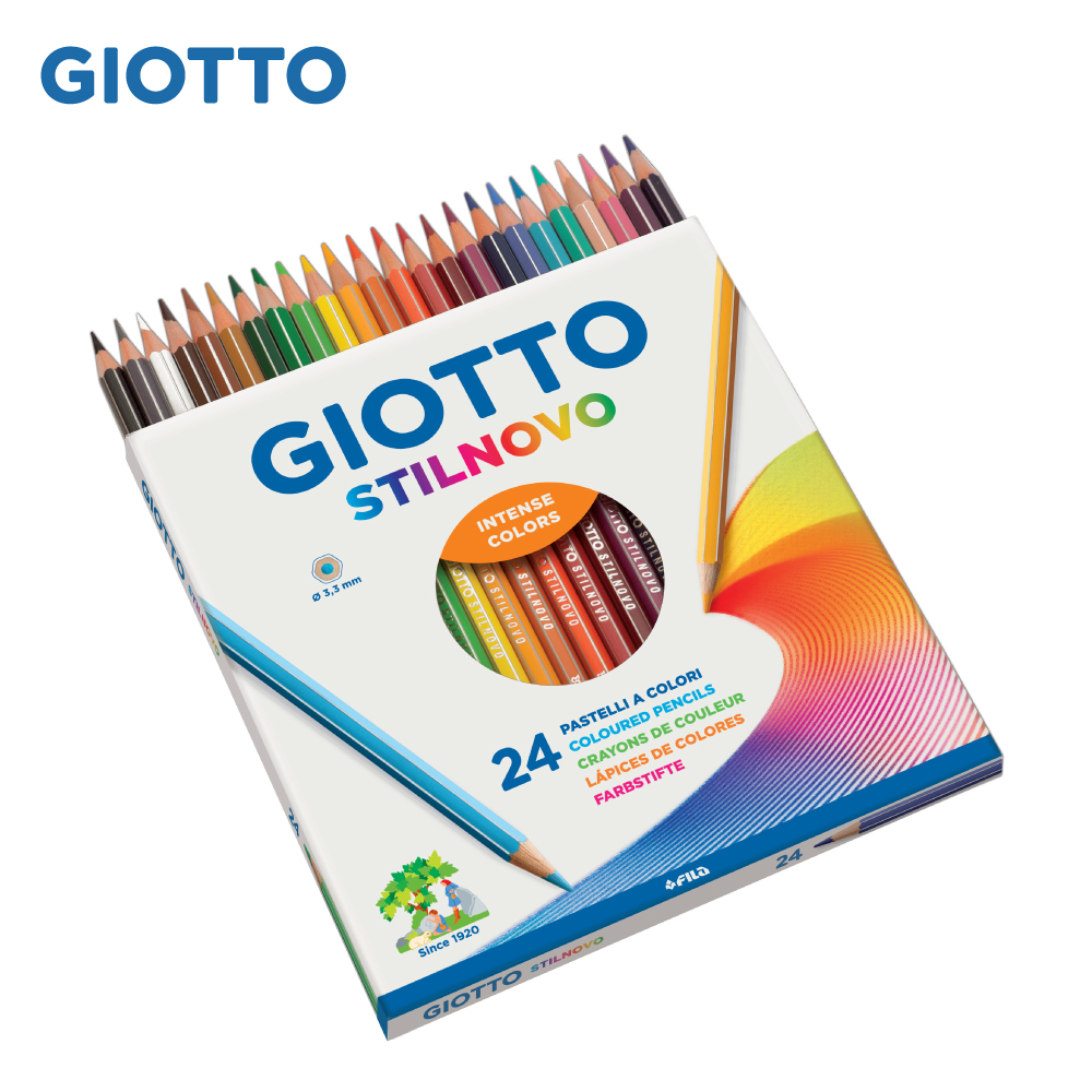 【義大利GIOTTO】STILNOVO學用六角彩色鉛筆(24色)