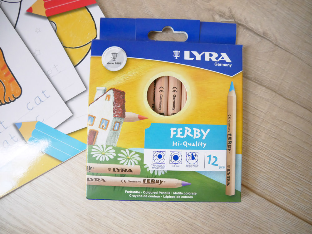 [啾團] 德國LYRA開始拿鉛筆了!開學學寫字必備.讓運筆更穩更順的好用鉛筆