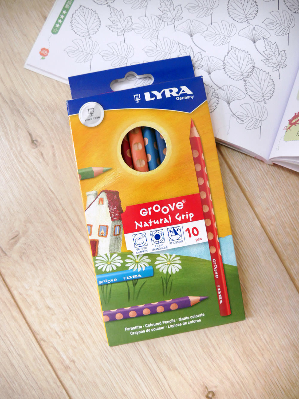 [啾團] 德國LYRA開始拿鉛筆了!開學學寫字必備.讓運筆更穩更順的好用鉛筆