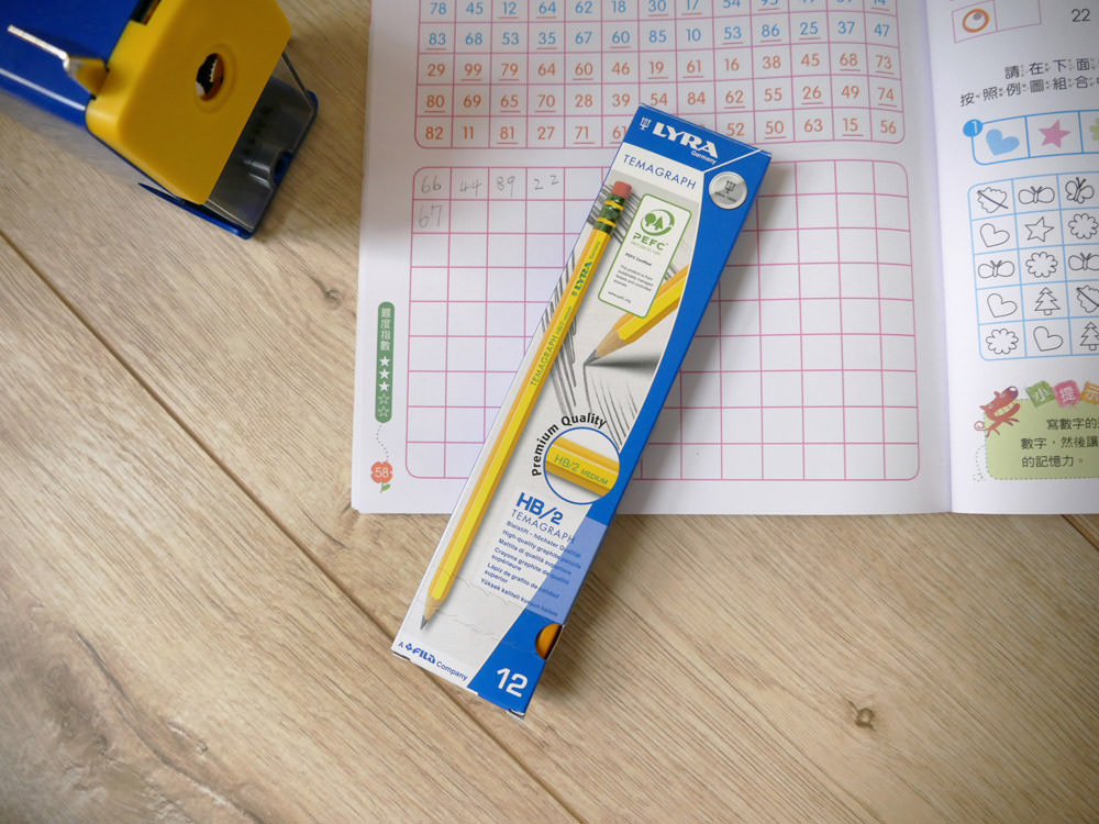 [啾團] 德國LYRA開始拿鉛筆了!開學學寫字必備.讓運筆更穩更順的好用鉛筆