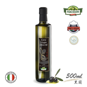 法奇歐尼黑圓【主廚之選】義大利美食家特級冷壓初榨橄欖油500ml