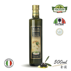法奇歐尼金圓【行家品味】義大利莊園特級冷壓初榨橄欖油500ml