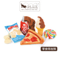 【P.L.A.Y.零食特攻隊 Snack Attack】5件組 寵物陪伴、抗憂鬱玩具