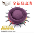【全新品出清】P.L.A.Y.龐克鉚釘彩虹床S號（幼及小型犬貓適用）