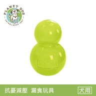 【寵物益智藏食玩具】Planet Dog Snoop 耐咬藏食葫蘆-螢光黃L