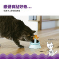 【貪吃貓-貓咪旋轉餵食器】貓咪益智藏食玩具_3