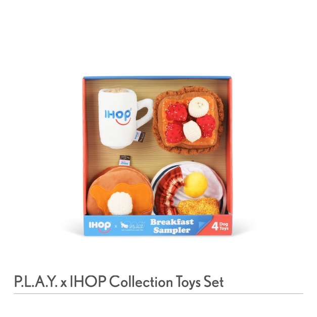 Play Pet x IHOP 美式早餐系列｜四款造型互動玩具