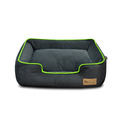 P.L.A.Y. Urban Plush Lounge Bed 城市絨布四邊床｜檸檬綠／南瓜橘・S／M／L／XL_4