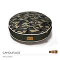 P.L.A.Y. Camouflage Round Bed 迷彩風圓床｜灰綠／軍綠・S／M／L_3