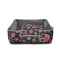 P.L.A.Y. Skulls & Roses Lounge Bed 花漾骷髏四邊床｜槍灰色・S／M／L／XL_1