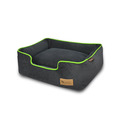 P.L.A.Y. Urban Plush Lounge Bed 城市絨布四邊床｜檸檬綠／南瓜橘・S／M／L／XL_3
