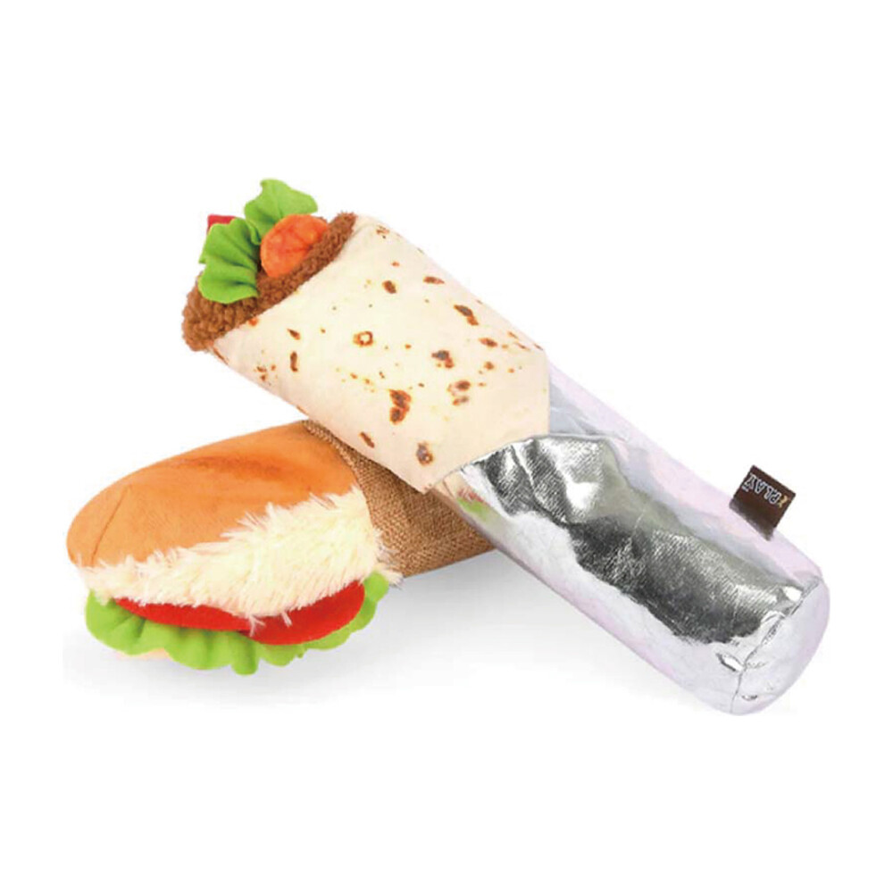 P.L.A.Y. Feline Frenzy Light Meals 鮪魚長棍與鮮蝦捲餅兩款商品合照