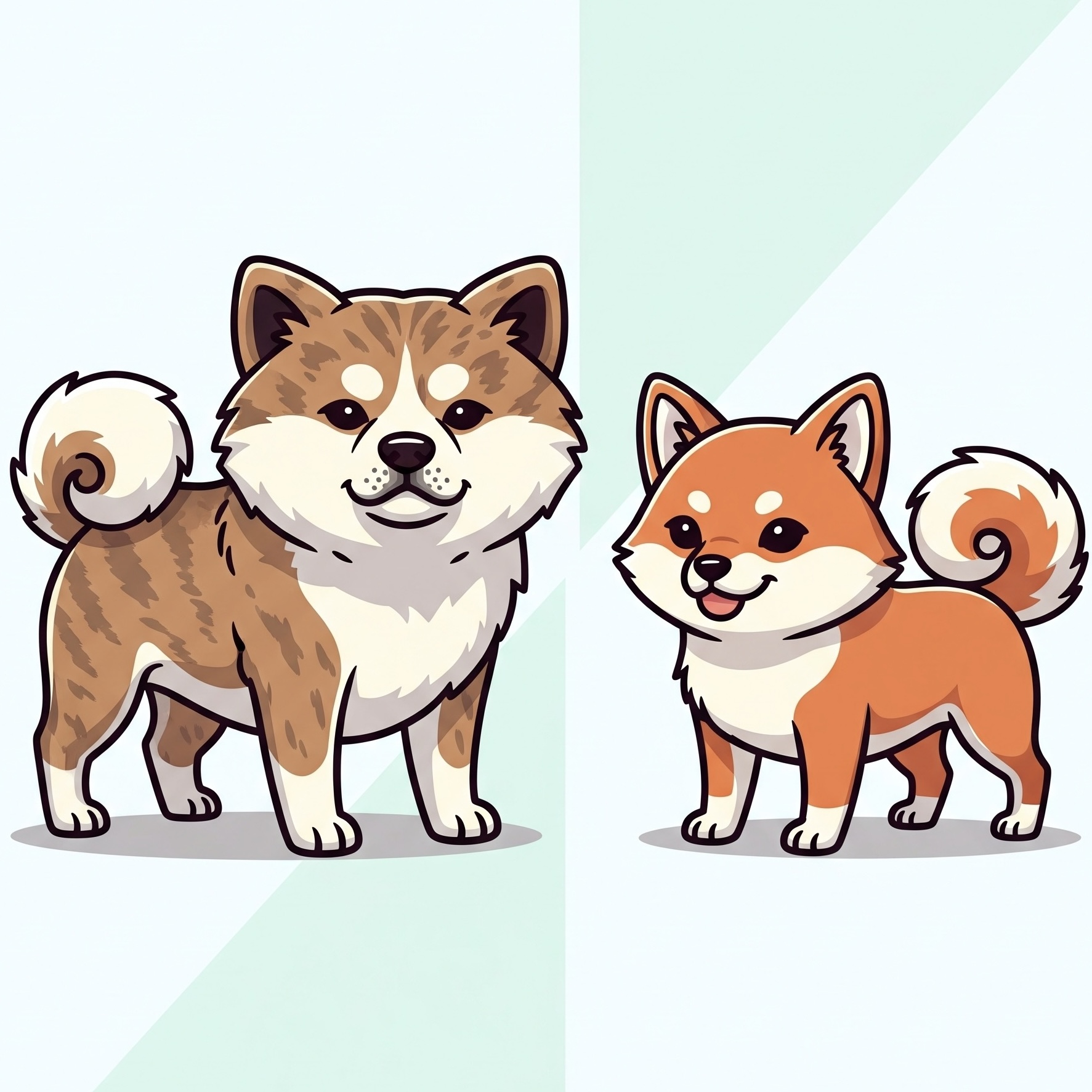秋田犬 vs 柴犬|外觀、體型、個性差異完整比較
