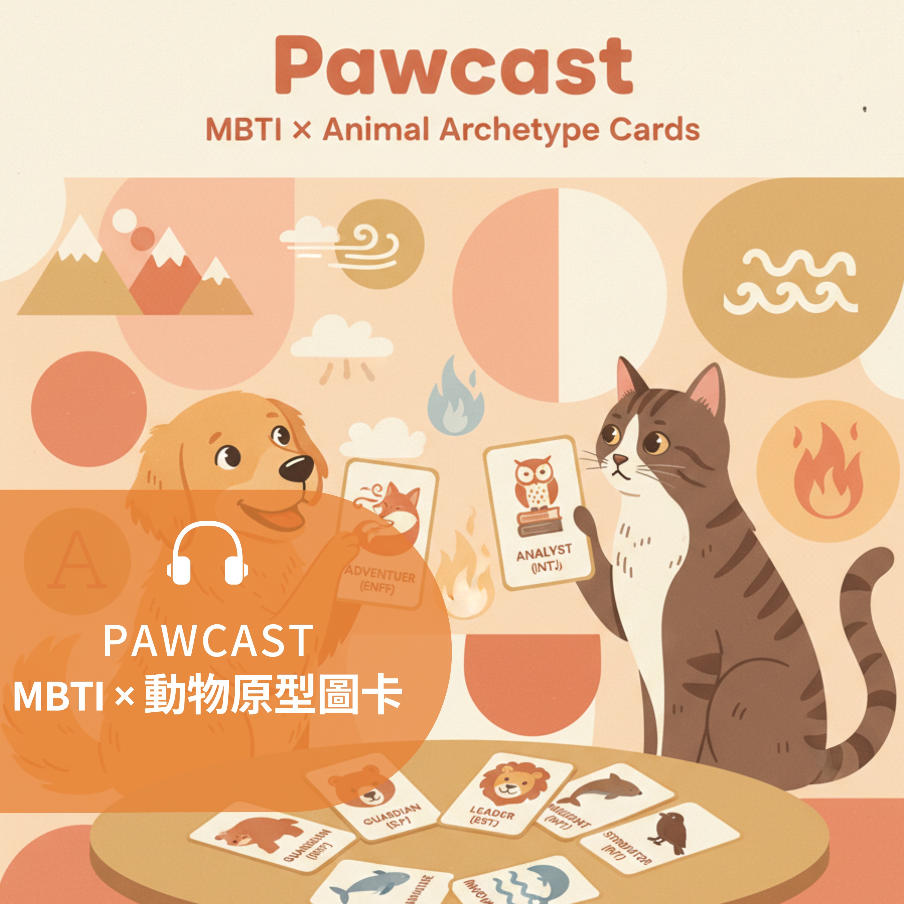 不只是MBTI，用「動物原型圖卡」解鎖你和毛孩的內心戲