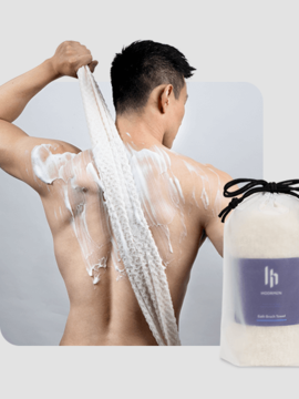 男研堂身體去角質沐浴巾