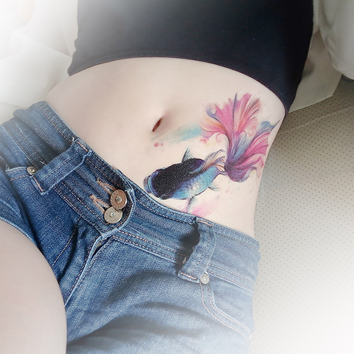 金魚 Blingtattoo 刺青貼紙 紋身貼紙
