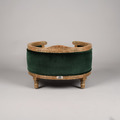 Lord Lou｜Emerald Green Velvet Pet Bed喬治天鵝絨頂級尊爵寵物床 -翡翠綠_3