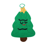 聖誕樹造型貓抓墊 可懸掛抓 可地上抓 劍麻材質 耐抓不掉屑