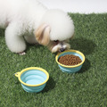 毛孩外出折疊碗350ml 裝水 裝乾糧 裝食物都可以 狗狗貓貓款 共兩款_5