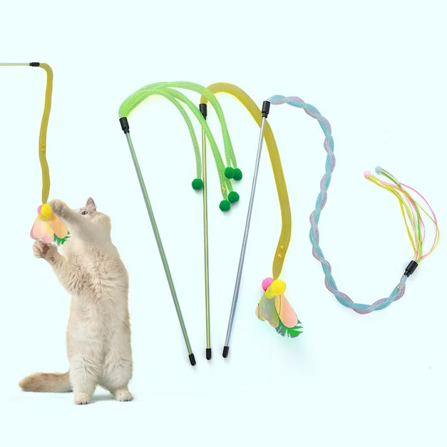 讓貓咪好忙好忙的華麗逗貓棒 解壓 療癒 紓壓 共五款