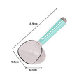 飼料鏟 手柄帶夾設計 飼料勺 貓糧鏟 狗糧鏟 乾糧勺 寵物飼料鏟 透明設計好有質感 共四色可挑選_7