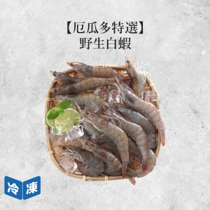 【厄瓜多特選】野生白蝦(30/40)-900g/盒